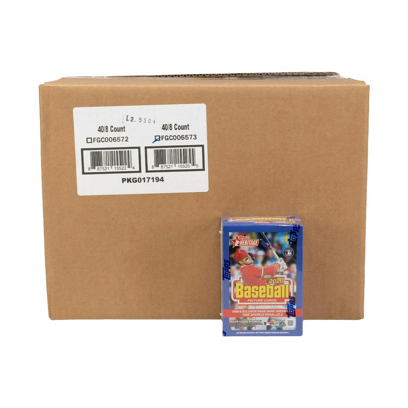 2026 Topps Heritage Baseball Blaster 40-Box Case