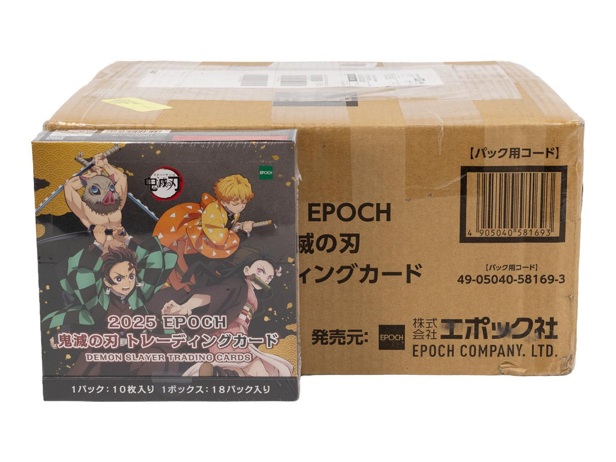 2026 Epoch Demon Slayer Japan Edition Hobby 12-Box Case