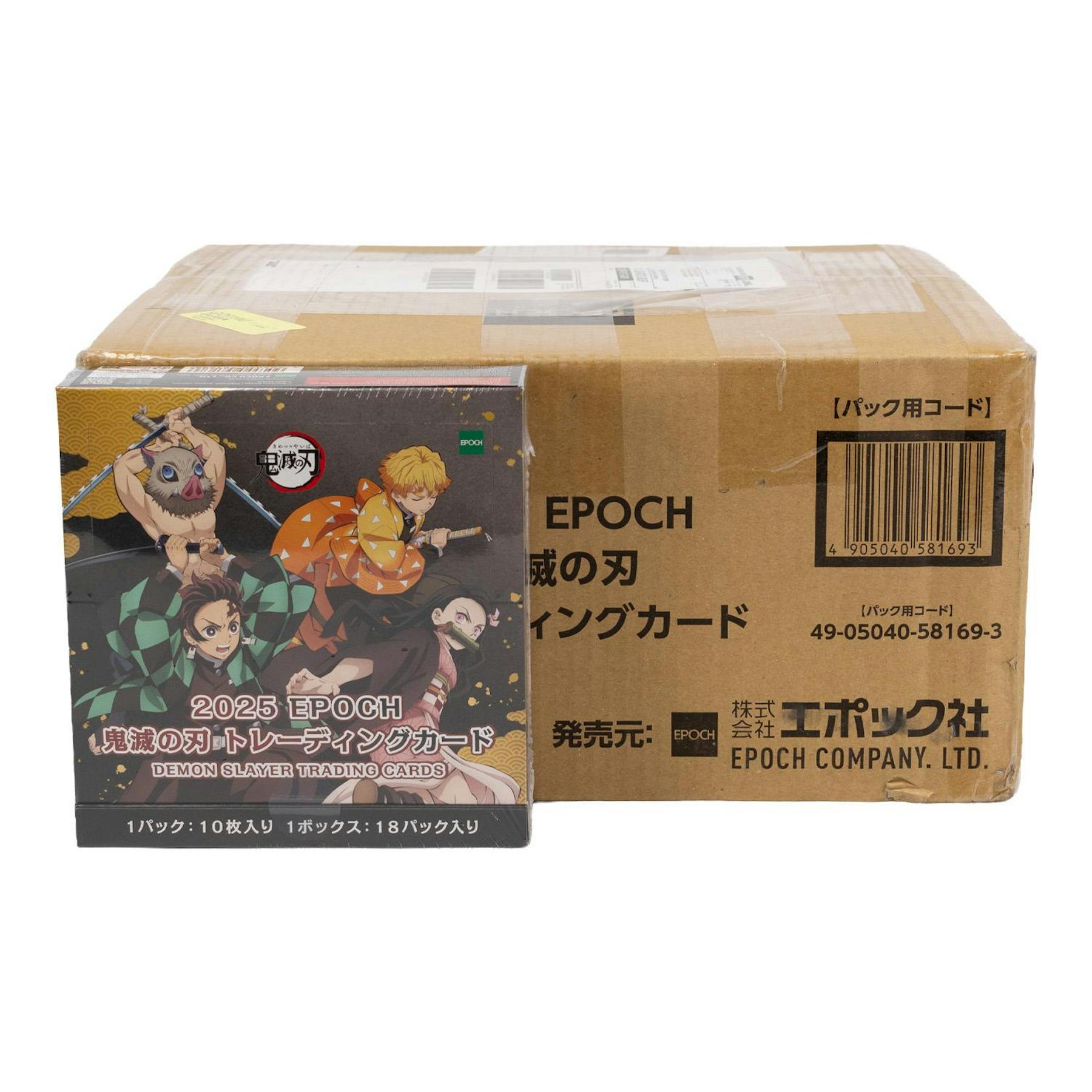 2026 Epoch Demon Slayer Japan Edition Hobby 12-Box Case