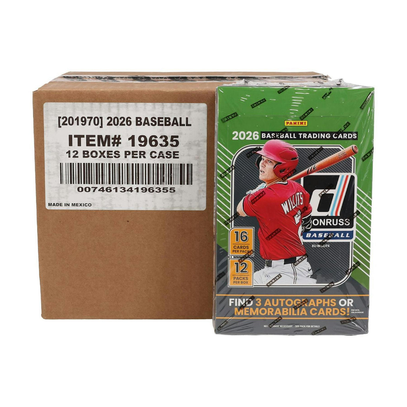 2026 Panini Donruss Baseball Hobby 12-Box Case