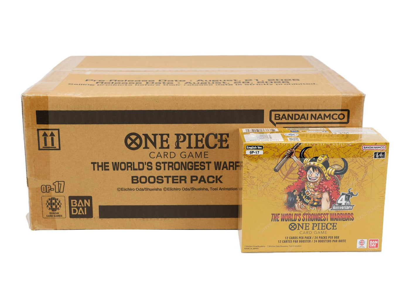One Piece TCG: The World's Strongest Warriors (OP-17) Booster 12-Box Case