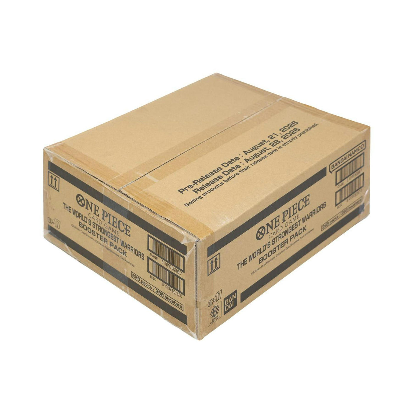 One Piece TCG: The World's Strongest Warriors (OP-17) Booster 12-Box Case