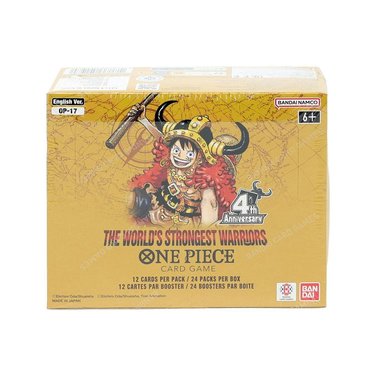 One Piece TCG: The World's Strongest Warriors (OP-17) Booster 12-Box Case