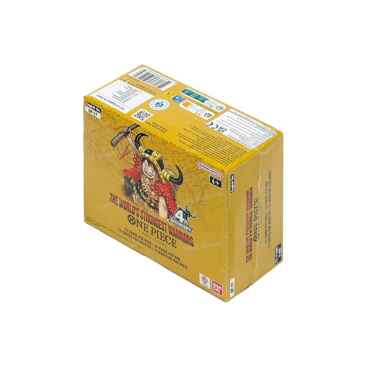 One Piece TCG: The World's Strongest Warriors (OP-17) Booster 12-Box Case