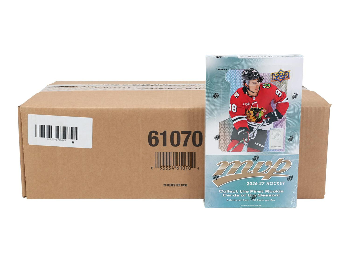 2026/27 Upper Deck MVP Hockey Hobby 20-Box Case