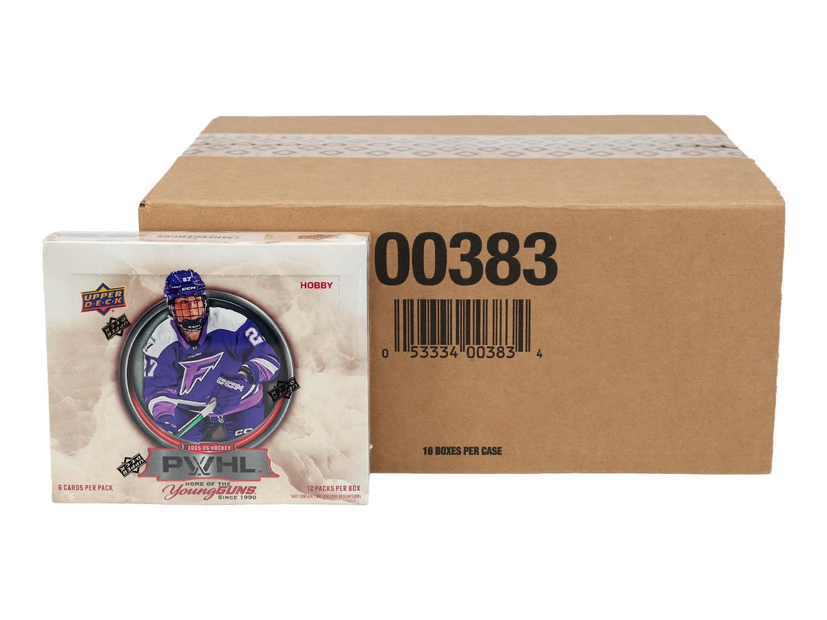 2025/26 Upper Deck PWHL Hockey Hobby 16-Box Case