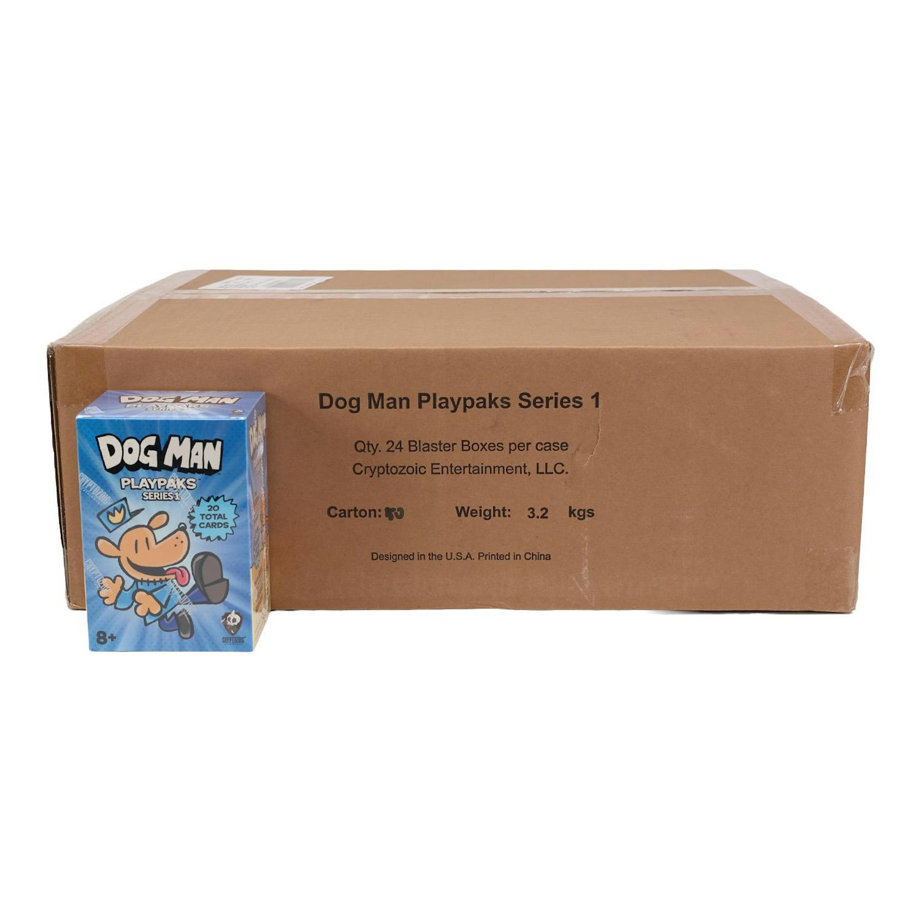 2026 Cryptozoic Dog Man Playpaks: Series 1 Blaster 24-Box Case