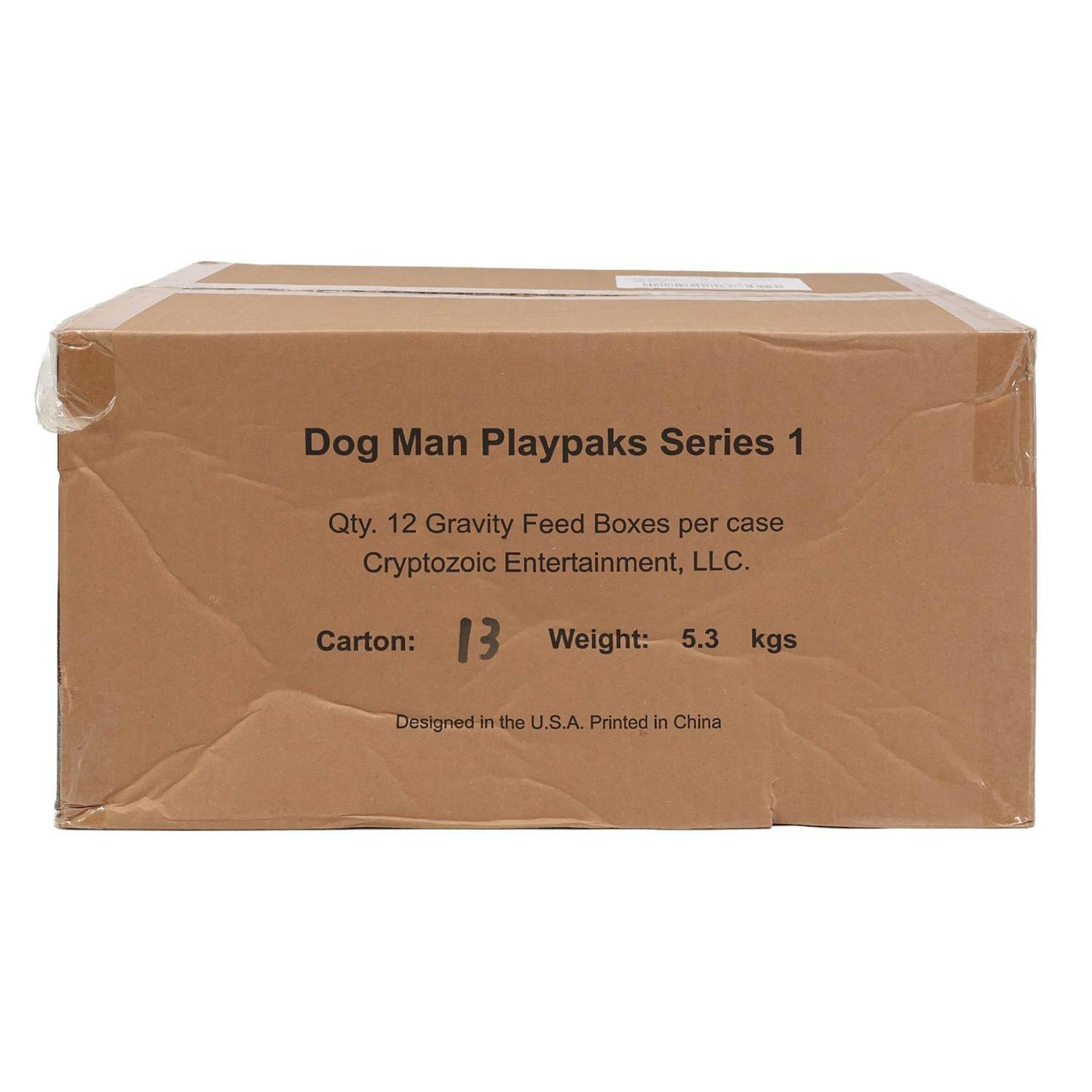 2026 Cryptozoic Dog Man Playpaks: Series 1 Gravity Feed 12-Box Case