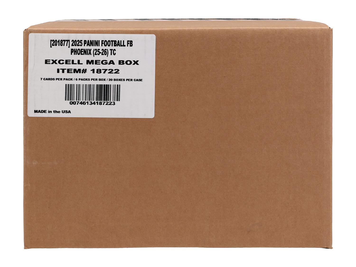 2025 Panini Phoenix Football Mega 20-Box Case (Lava Parallels!)