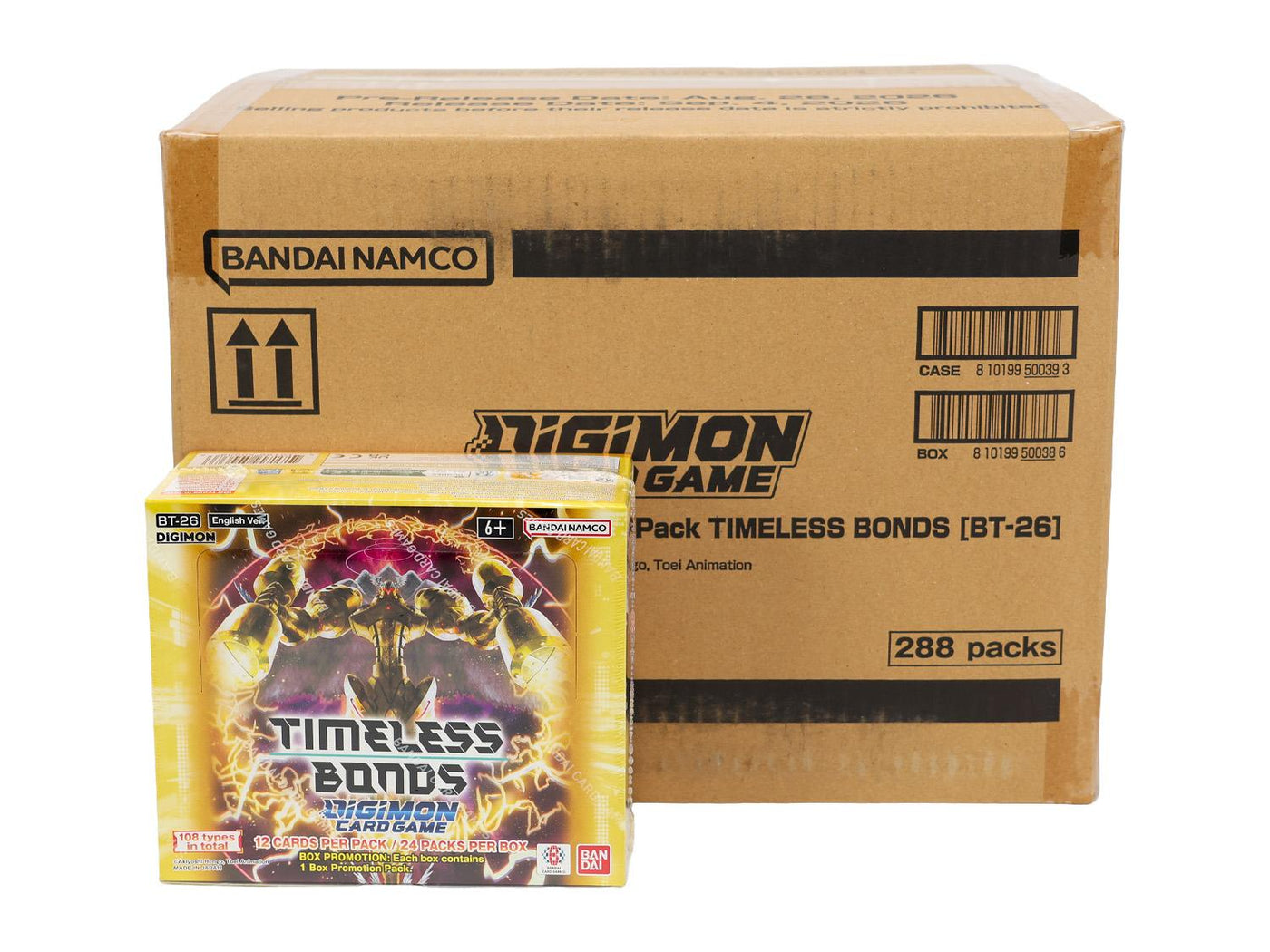 Digimon Timeless Bonds Booster 12-Box Case (Presell)