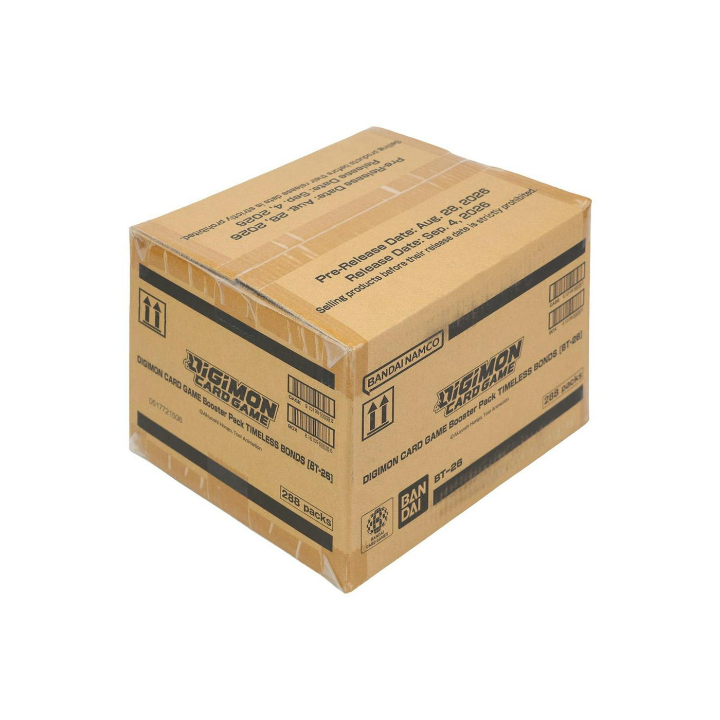 Digimon Timeless Bonds Booster 12-Box Case (Presell)