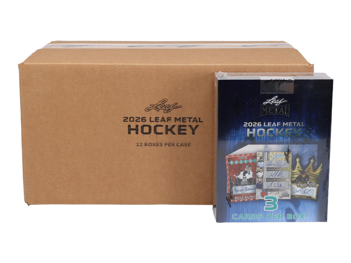 2026 Leaf Metal Hockey Hobby 12-Box Case