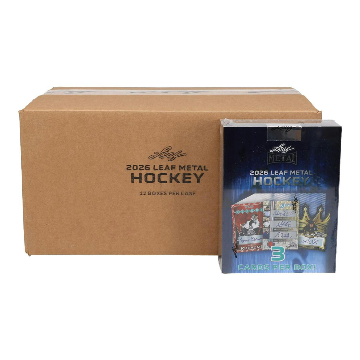 2026 Leaf Metal Hockey Hobby 12-Box Case