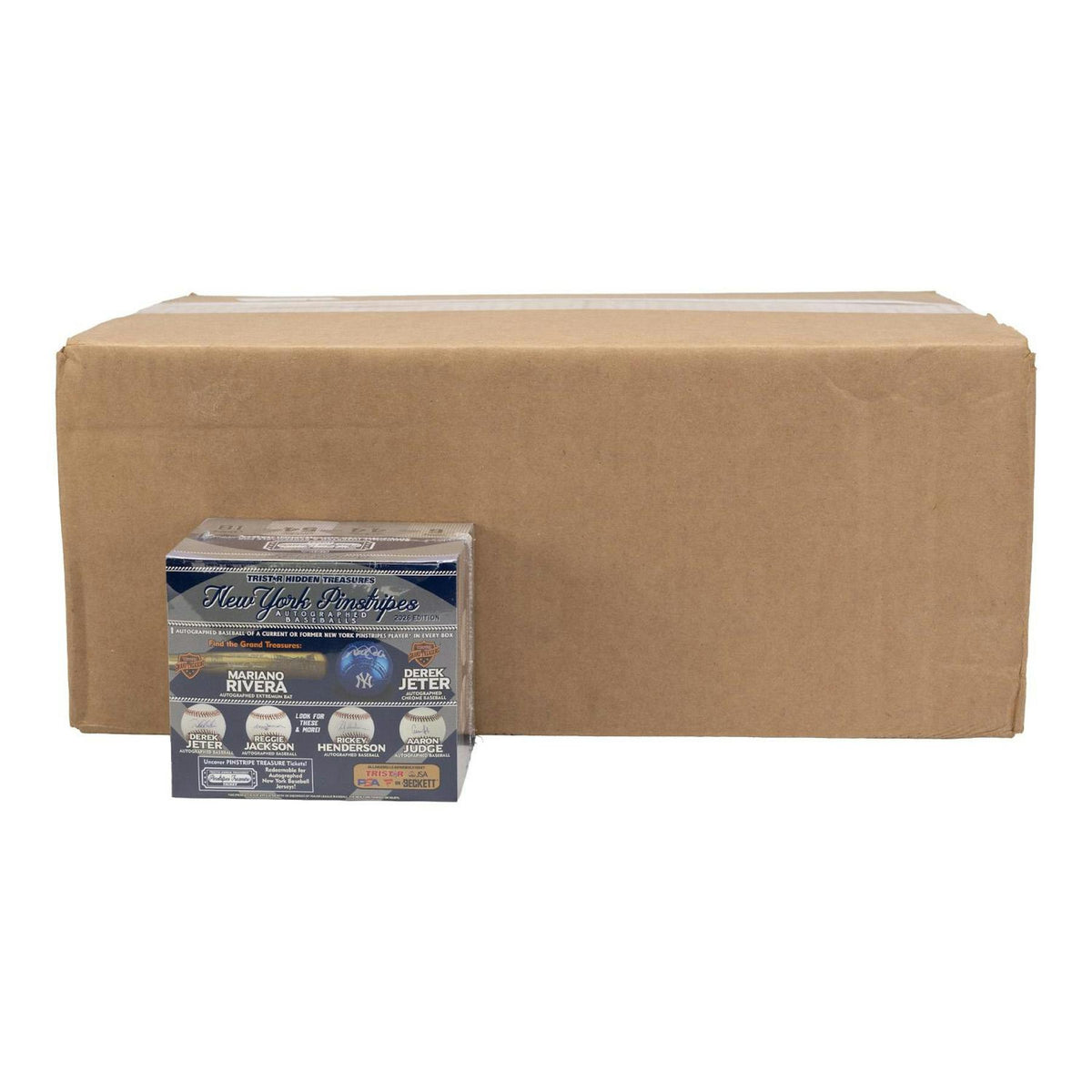 2026 TriStar Hidden Treasures New York Pinstripes Autographed Baseballs Hobby 12-Box Case
