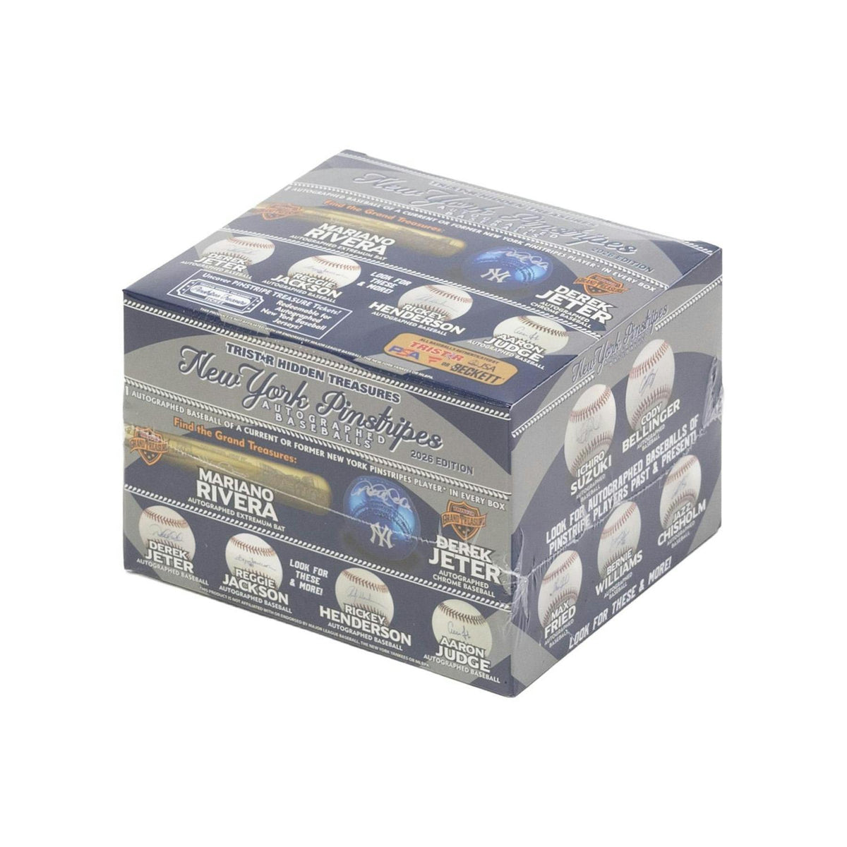 2026 TriStar Hidden Treasures New York Pinstripes Autographed Baseballs Hobby Box