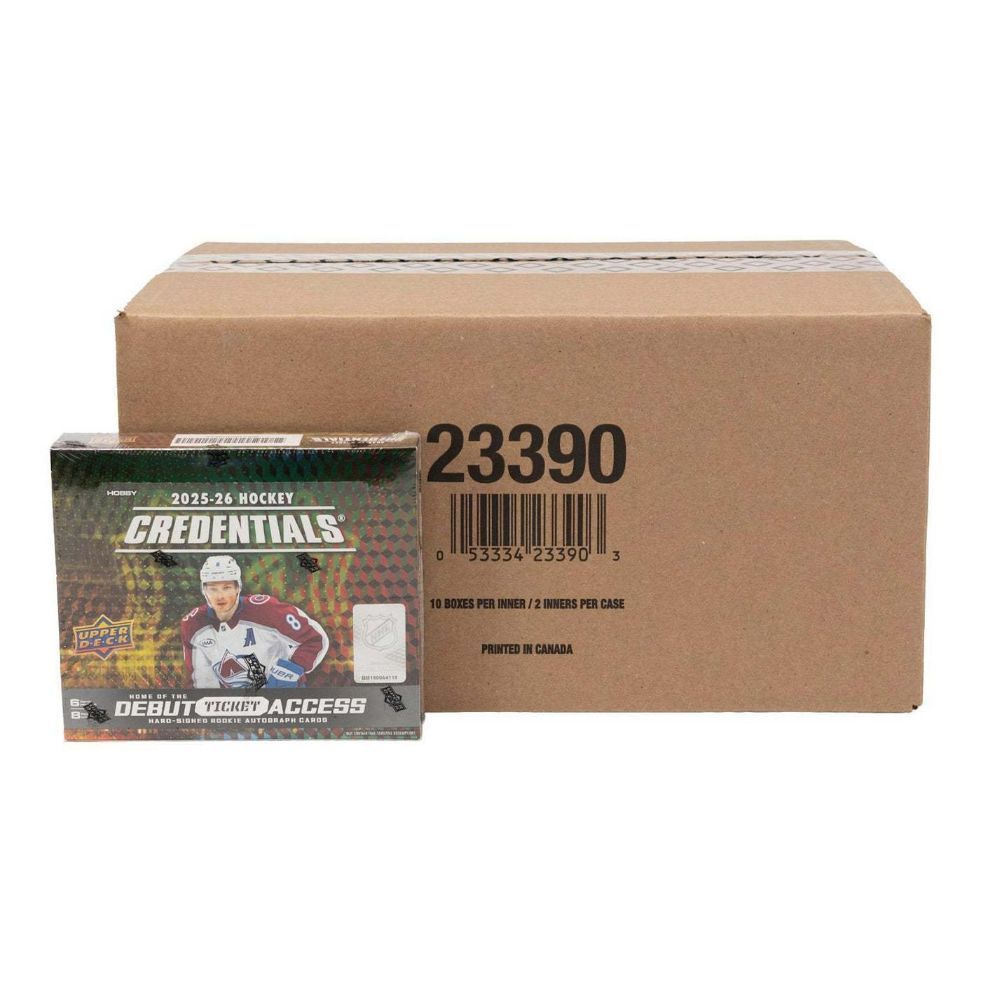 2025/26 Upper Deck Credentials Hockey Hobby 20-Box Case