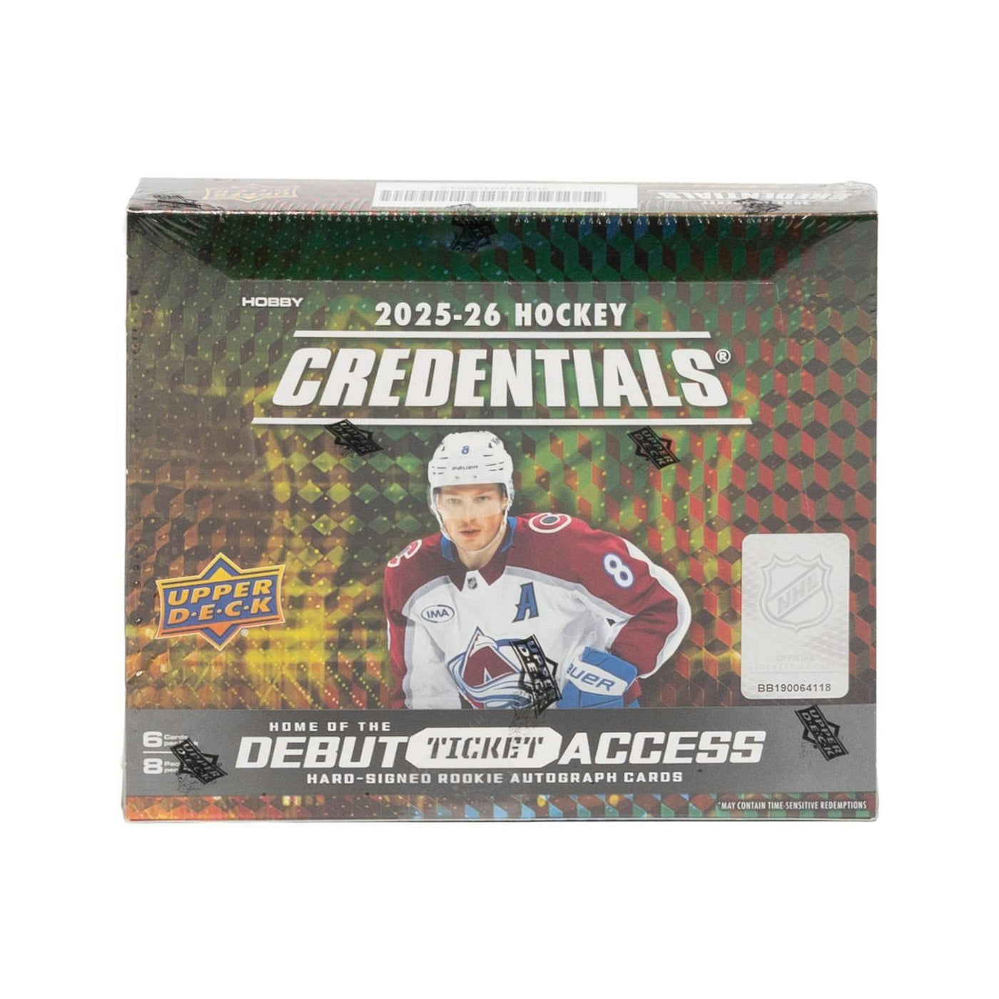 2025/26 Upper Deck Credentials Hockey Hobby 20-Box Case