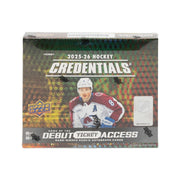 2025/26 Upper Deck Credentials Hockey Hobby 20-Box Case