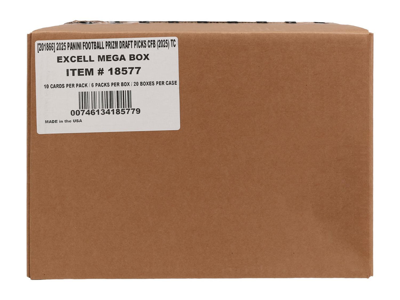 2025 Panini Prizm Draft Picks Football Mega 20-Box Case (Red Ice and Red Flash)