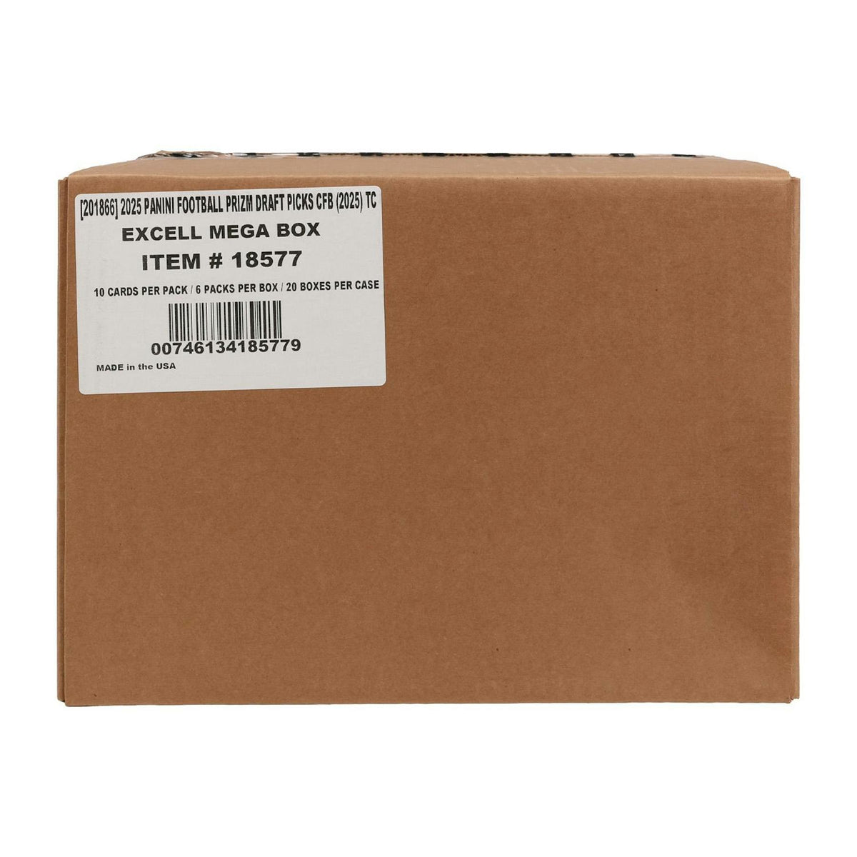 2025 Panini Prizm Draft Picks Football Mega 20-Box Case (Red Ice and Red Flash)