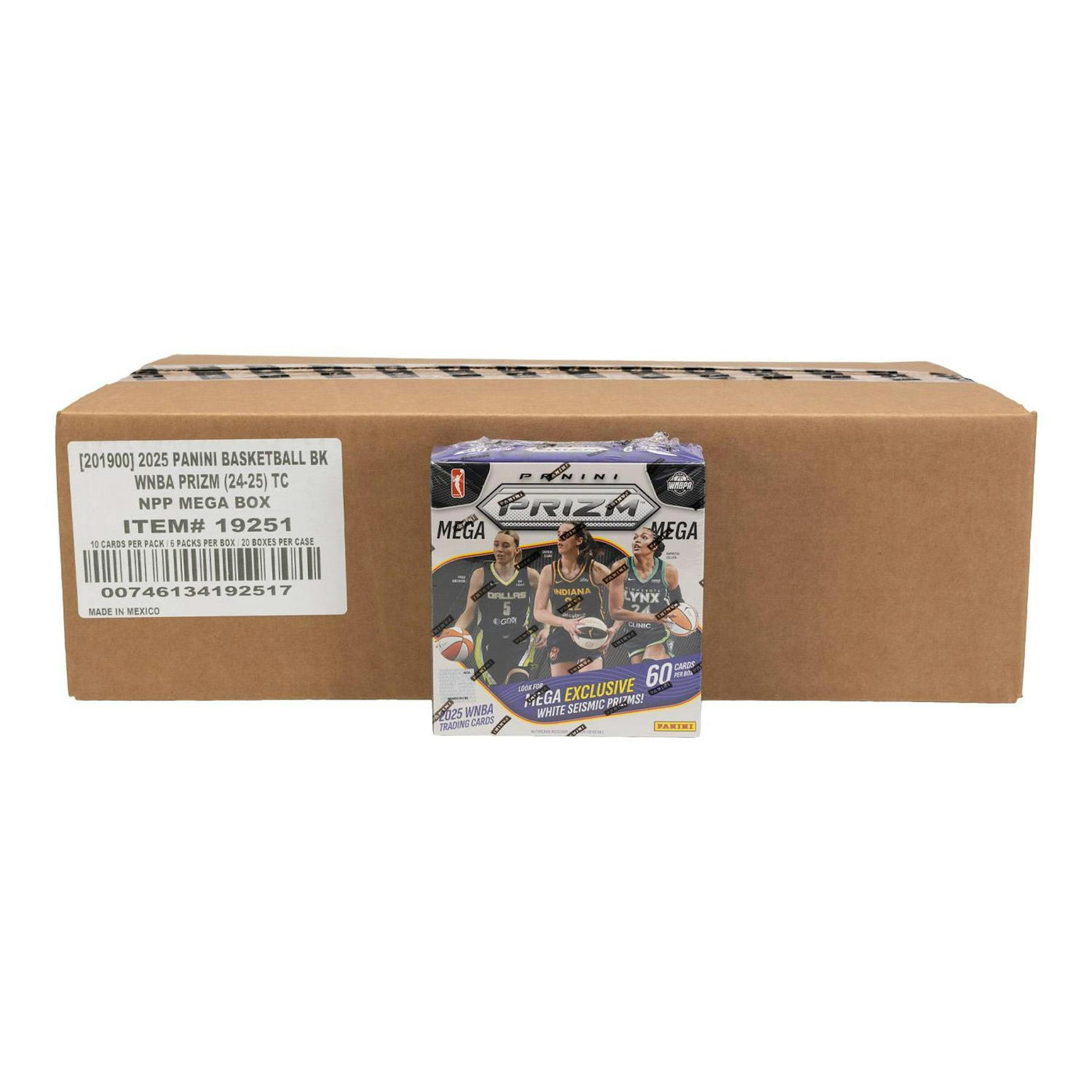 2025 Panini Prizm WNBA Basketball Mega 20-Box Case