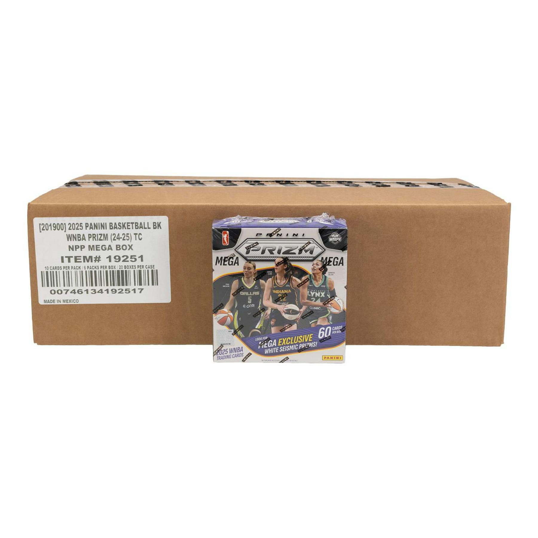2025 Panini Prizm WNBA Basketball Mega 20-Box Case