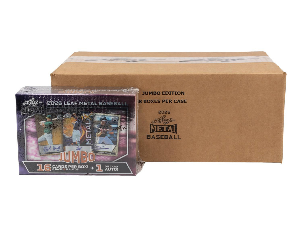 2026 Leaf Metal Baseball Hobby Jumbo 8-Box Case