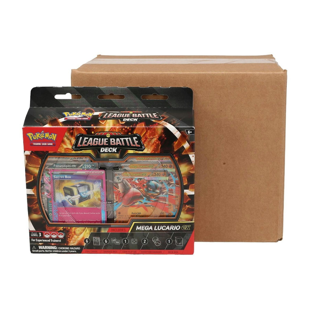 Pokemon Mega Lucario ex League Battle 6-Deck Case