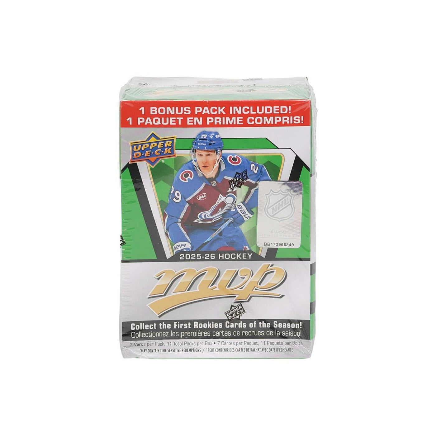 2025/26 Upper Deck MVP Hockey Blaster Box