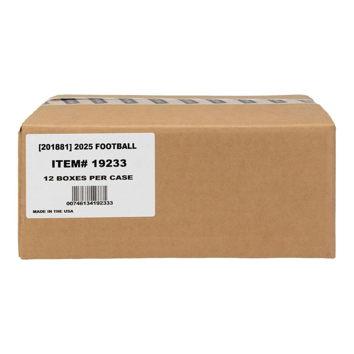 2025 Panini Donruss Optic Football Hobby Preferred 12-Box Case