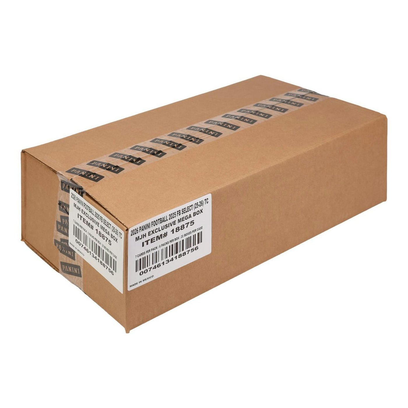 2025 Panini Select Football Mega 20-Box Case (Black & Red Prizm Shock Parallels!)