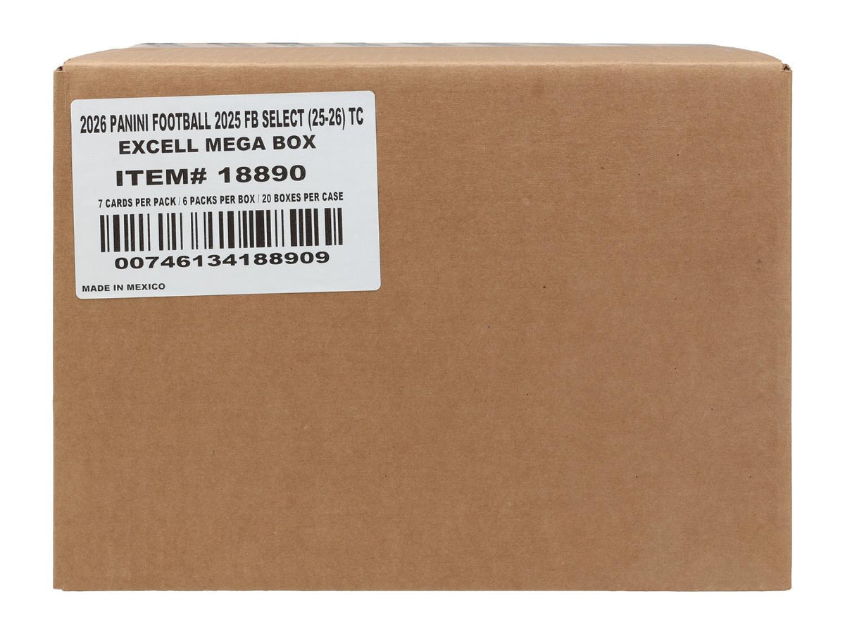 2025 Panini Select Football Mega 20-Box Case (Black & Green Prizm Shock Parallels!)