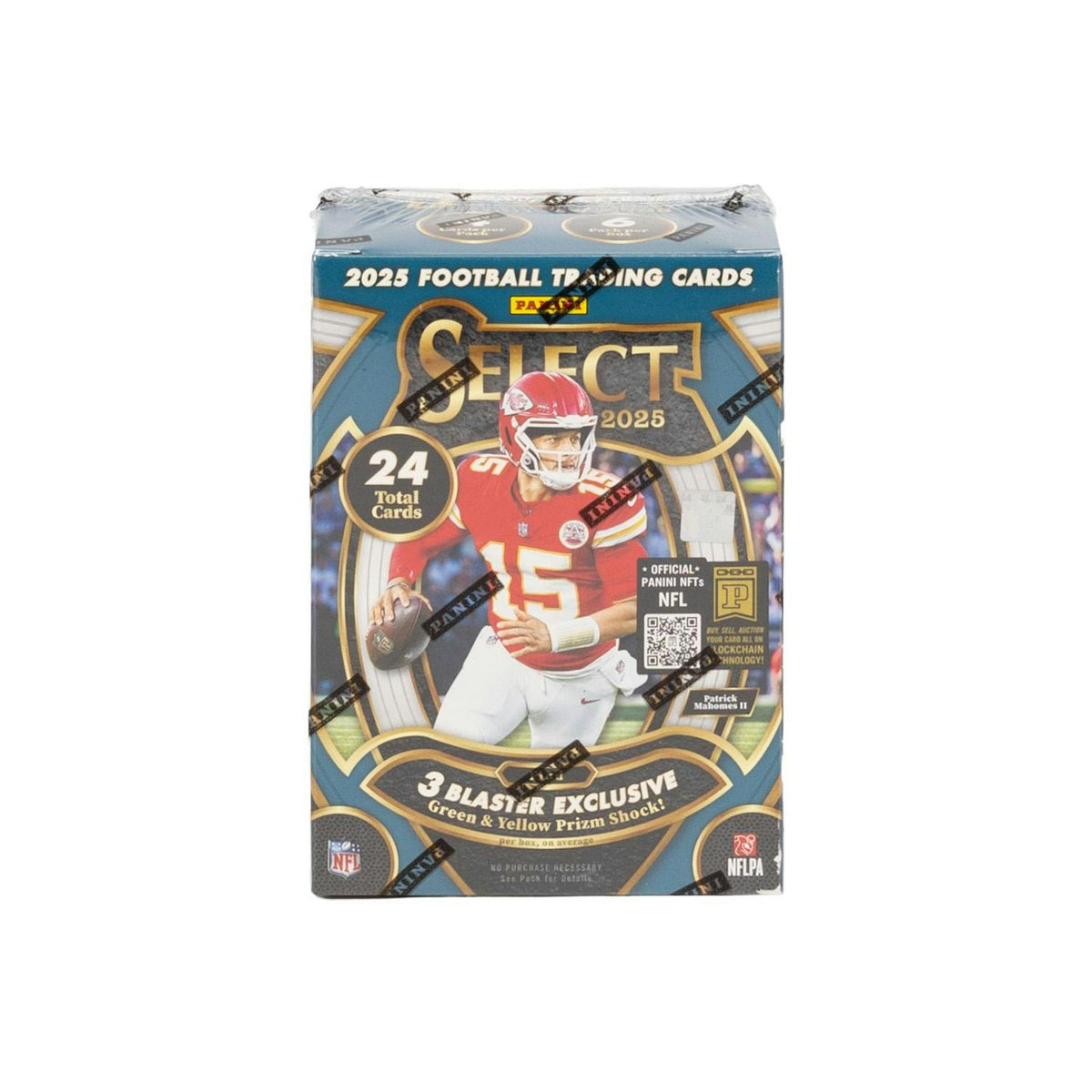 2025 Panini Select Football Blaster Box (Green & Yellow Prizms!) (Blue Box)