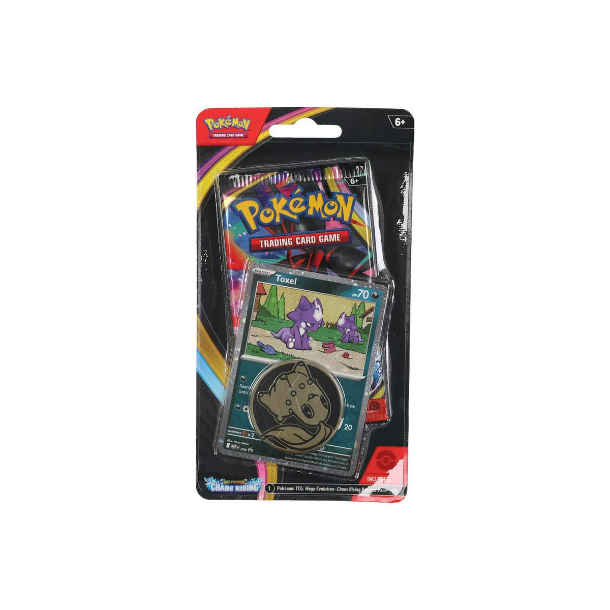 Pokemon Mega Evolution: Chaos Rising Checklane Blister
