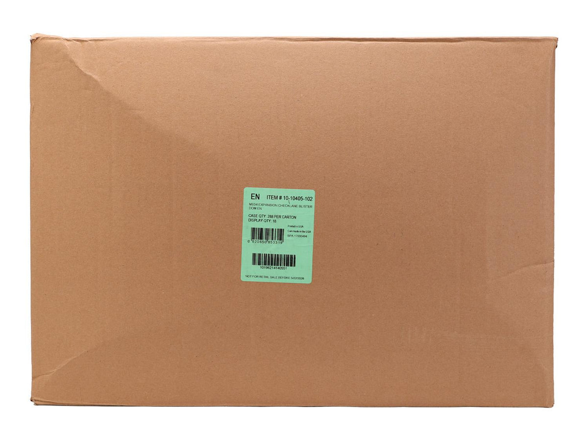 Pokemon Mega Evolution: Chaos Rising Checklane 16-Blister 18-Box Case