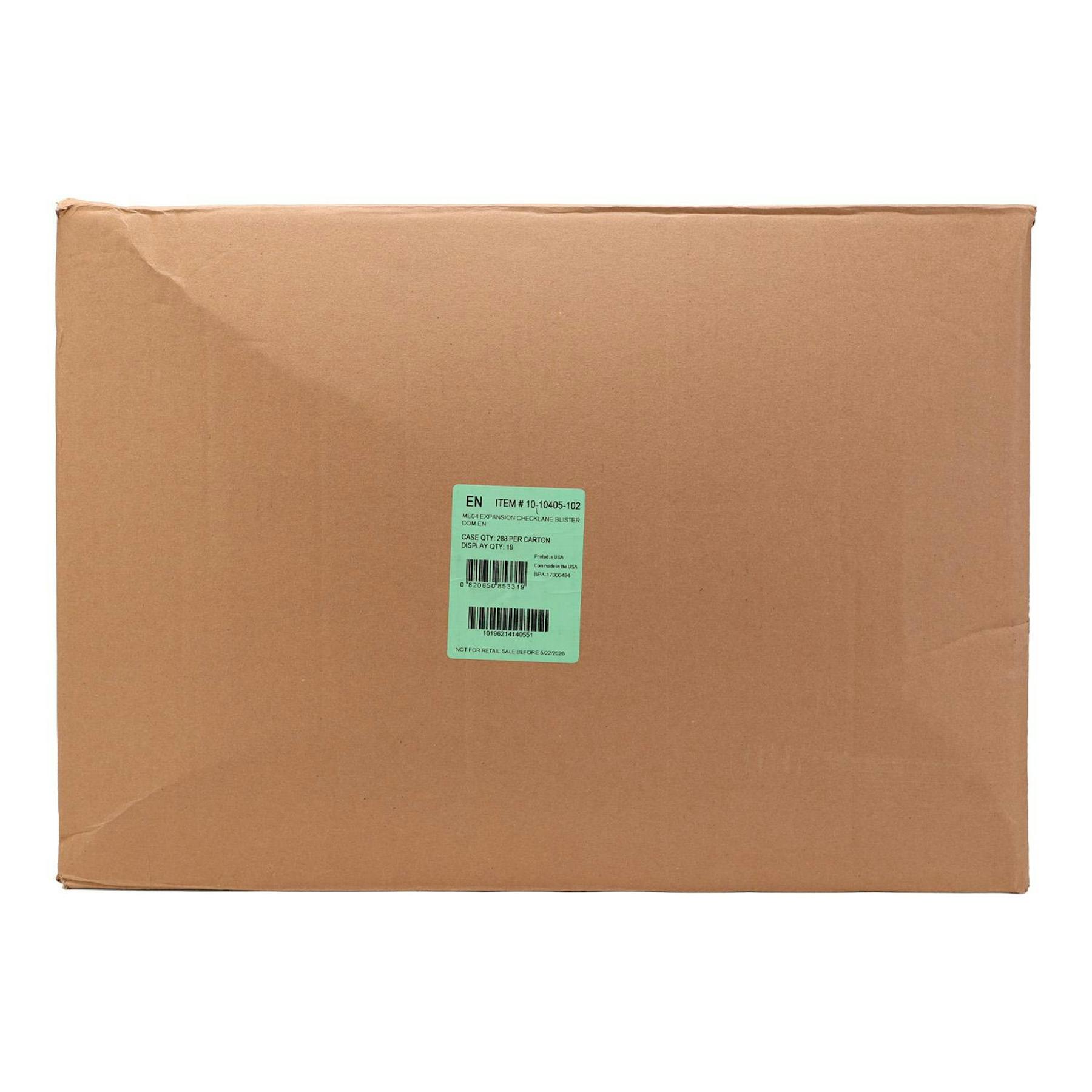 Pokemon Mega Evolution: Chaos Rising Checklane 16-Blister 18-Box Case