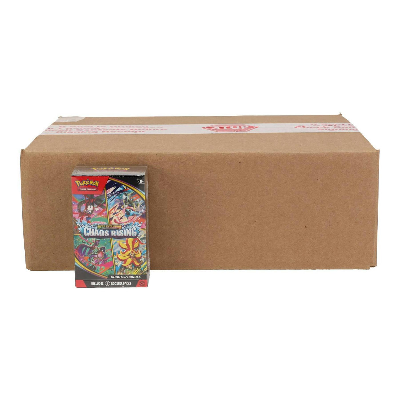 Pokemon Mega Evolution: Chaos Rising 6-Pack Booster 25-Bundle Case