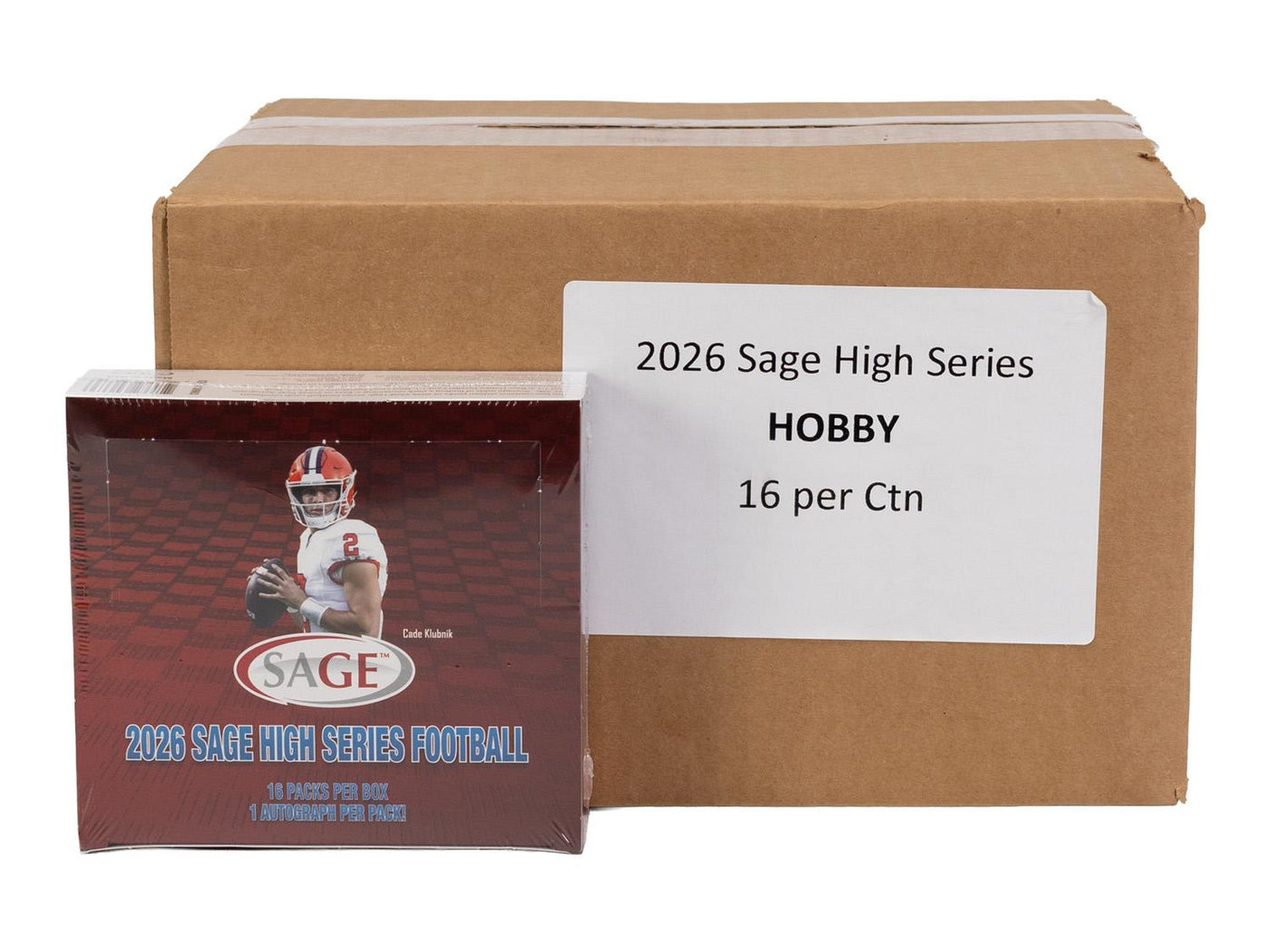 2026 Sage High Series Football Hobby 16-Box Case