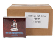 2026 Sage High Series Football Hobby 16-Box Case