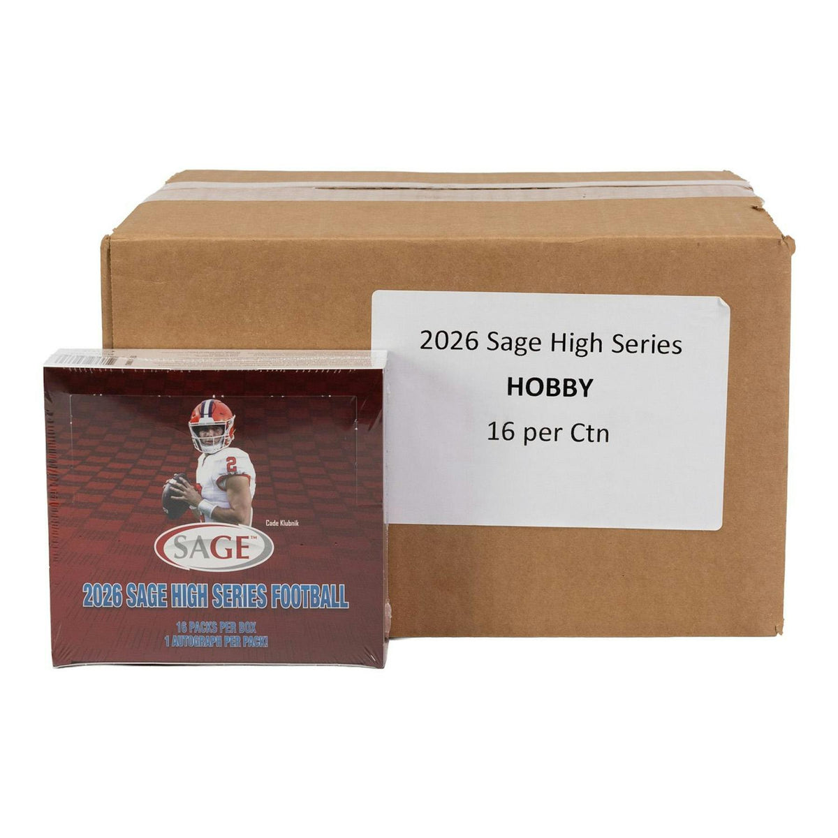 2026 Sage High Series Football Hobby 16-Box Case