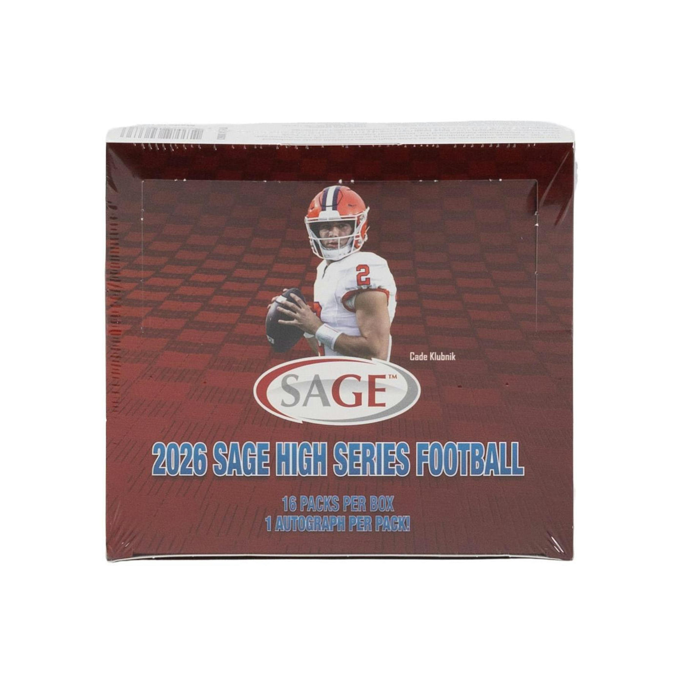 2026 Sage High Series Football Hobby 16-Box Case