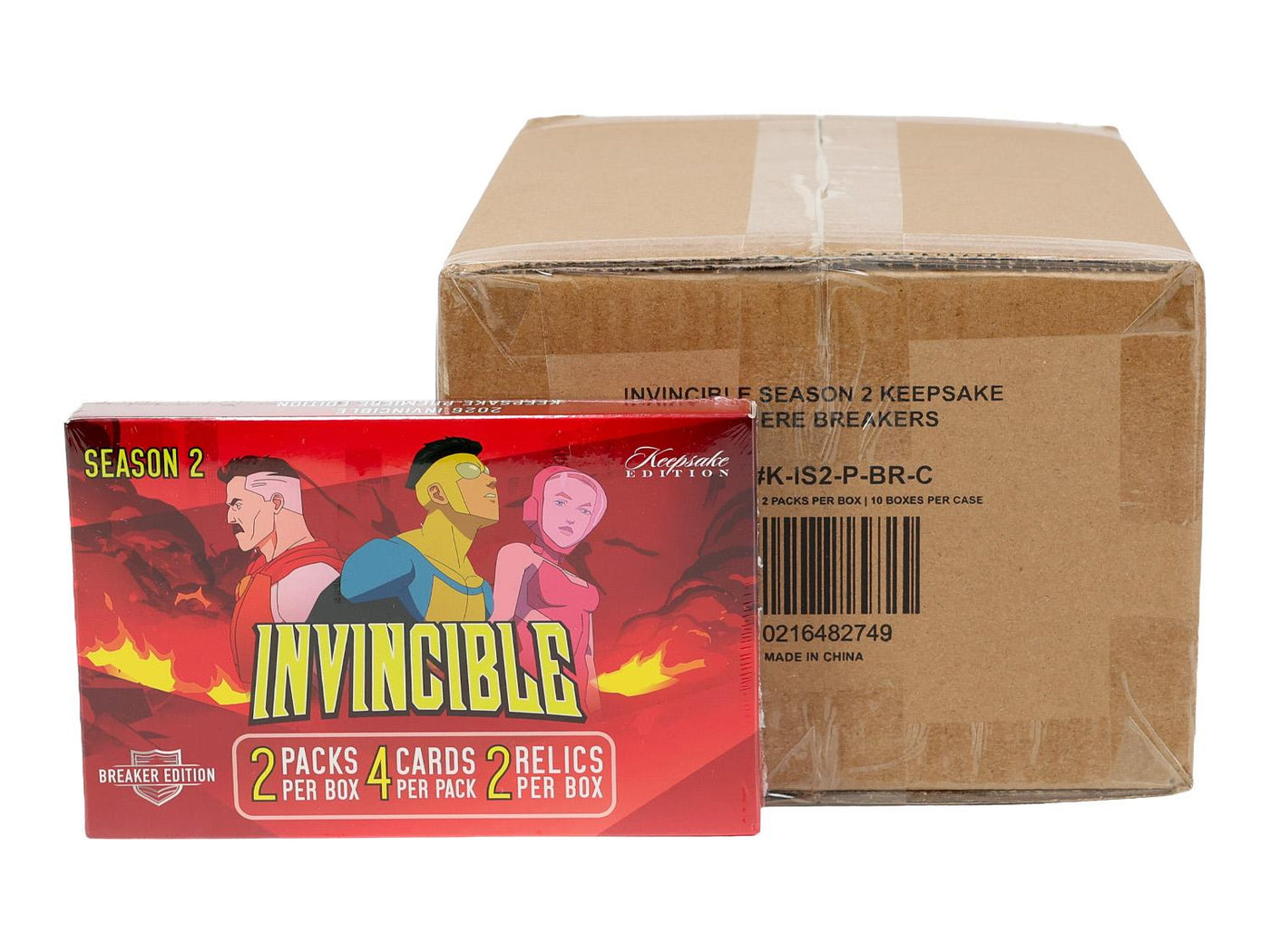 2026 Keepsake Invincible Season 2 Premiere Breaker Edition 10-Box Case