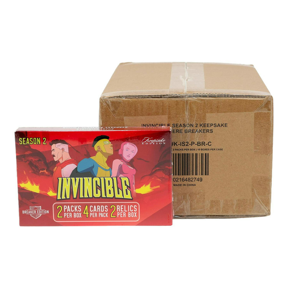 2026 Keepsake Invincible Season 2 Premiere Breaker Edition 10-Box Case