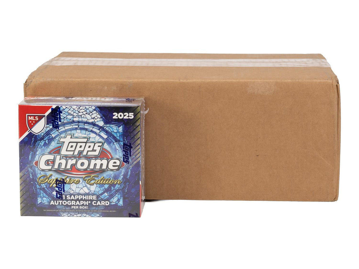 2025 Topps Chrome MLS Soccer Sapphire Edition 10-Box Case