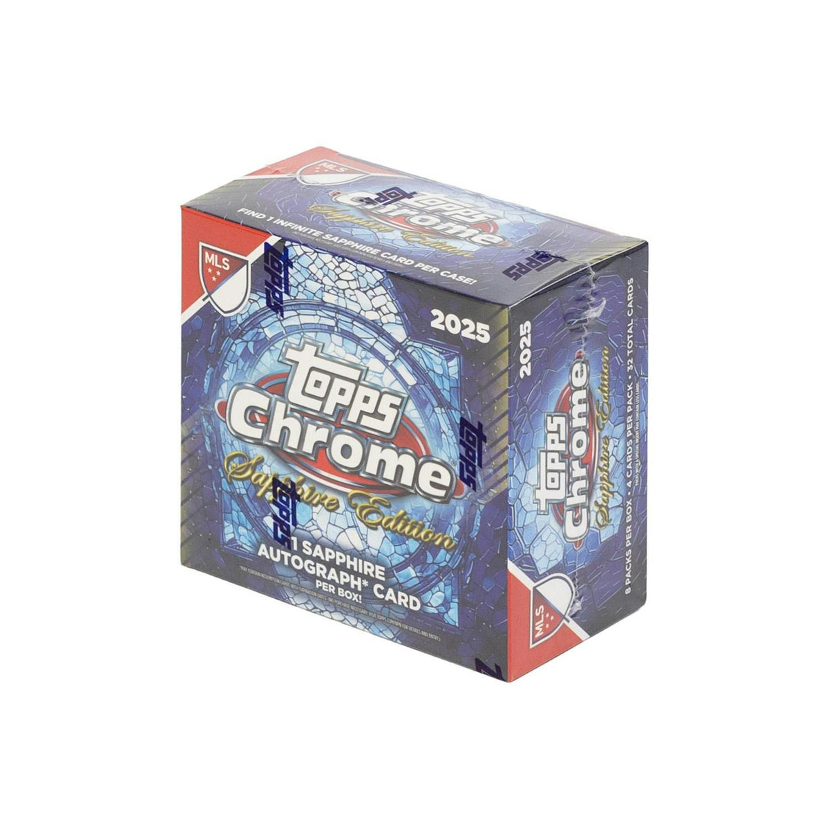 2025 Topps Chrome MLS Soccer Sapphire Edition 10-Box Case