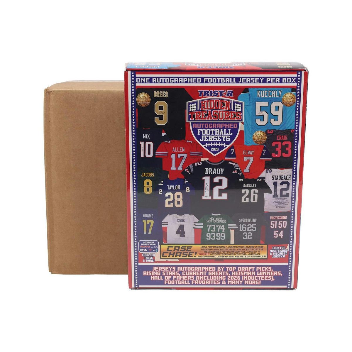 2026 TriStar Hidden Treasures Autographed Football Jersey Hobby 5-Box Case