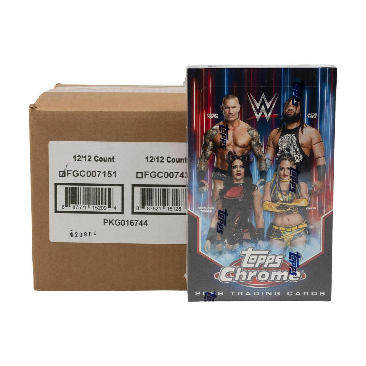 2026 Topps Chrome WWE Wrestling Hobby 12-Box Case