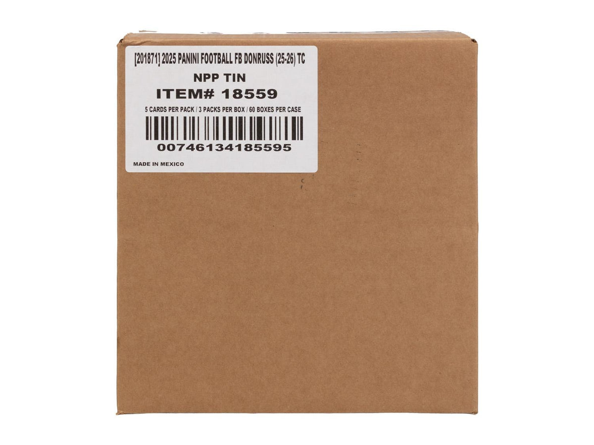 2025 Panini Donruss Football Winter Holiday 60-Tin Case (Box)
