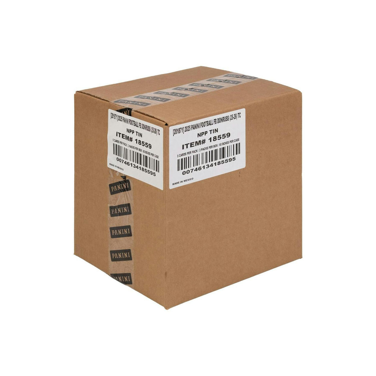 2025 Panini Donruss Football Winter Holiday 60-Tin Case (Box)