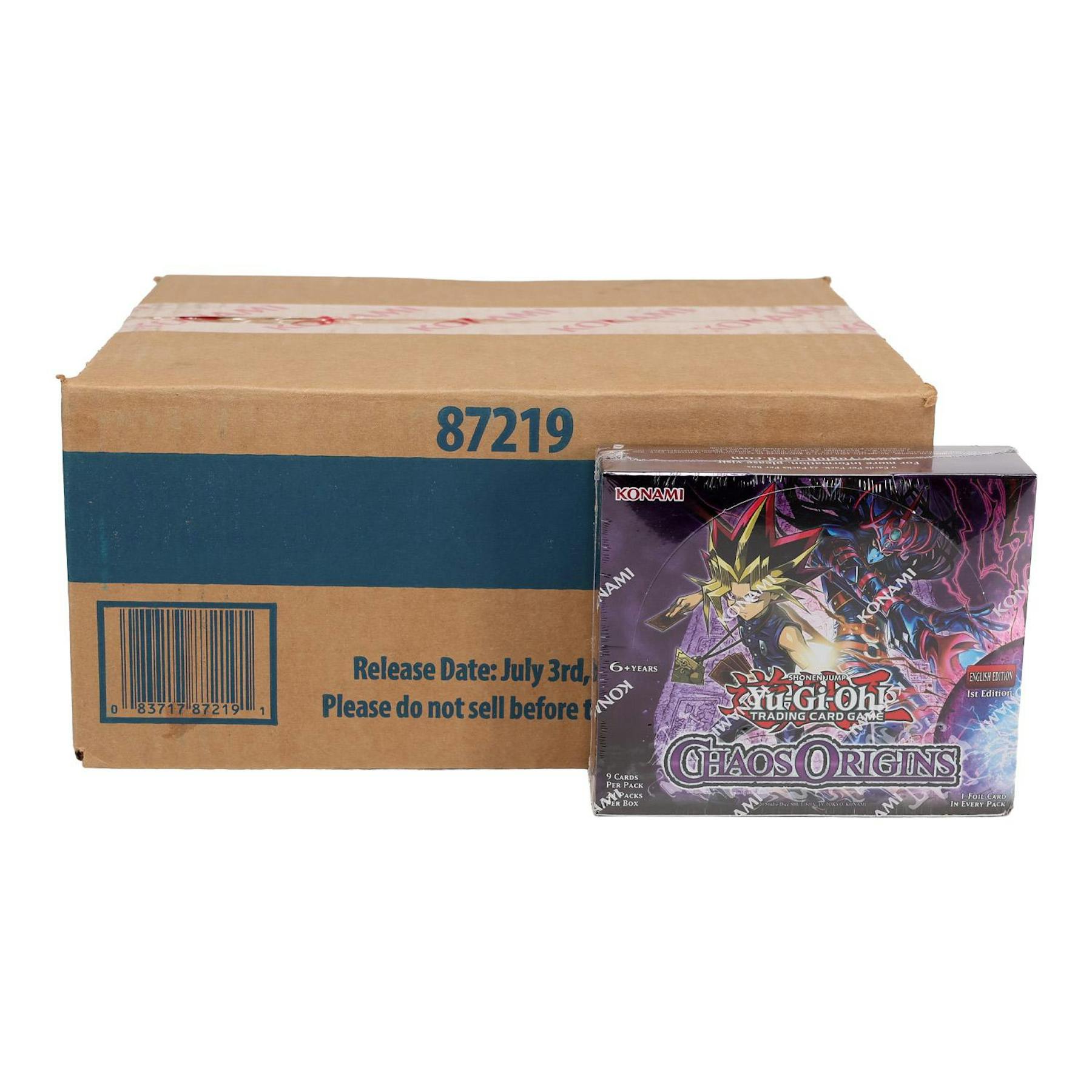 Yu-Gi-Oh Chaos Origins Booster 12-Box Case